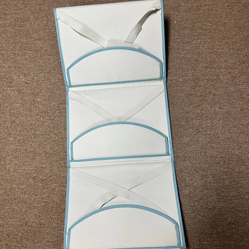White and Blue Hanging Organizer
